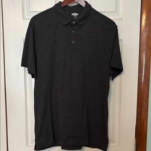 Old Navy Men's Charcoal Polo Shirt